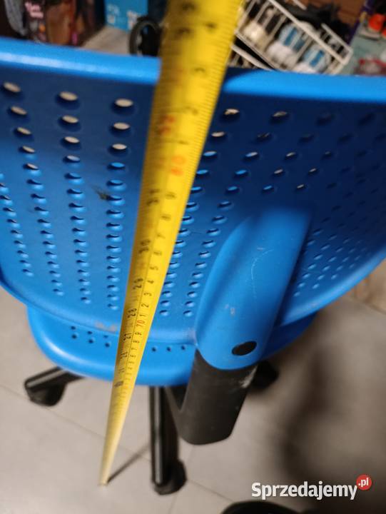 krzesło obrotowe niebieskie dziecięce Poznań