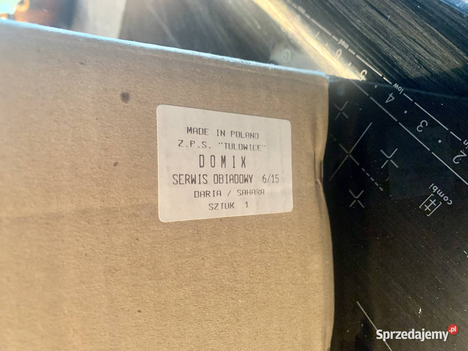 Zestaw obiadowy DOMIX ZPS Tułowice Vintage PRL mazowieckie