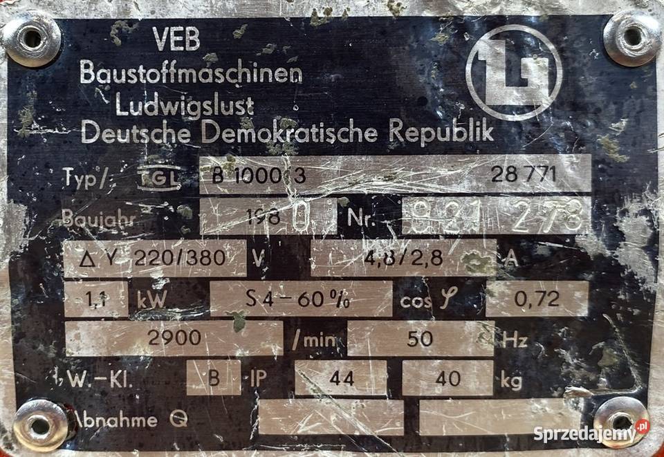 elektrowibrator silnik wibracyjny 11kW 2900obr