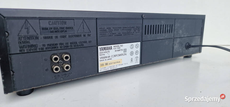Magnetofon cassette deck Yamaha KX 130 RS KX130 Międzychód