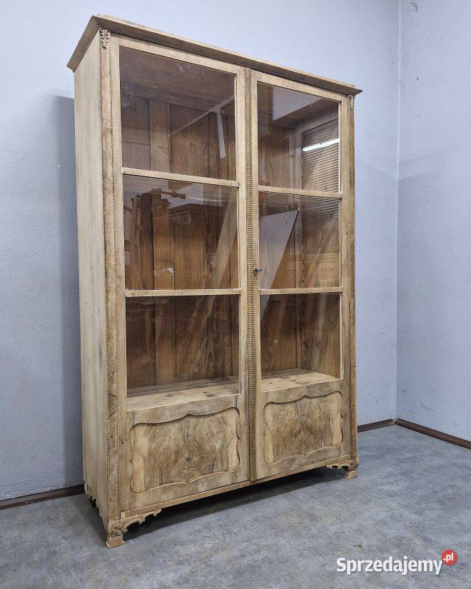 Orzechowa Biblioteka w Stylu Biedermeier sprzedam