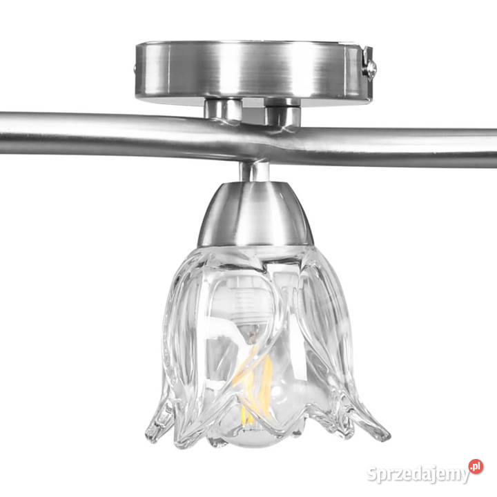 Lampa sufitowa ze szklanymi kloszami na 3 mazowieckie Warszawa