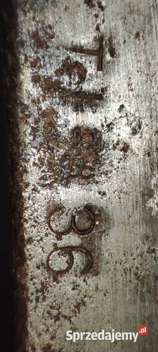 Ładna stara lampa kolejowa sygnowana Antyki Warszawa