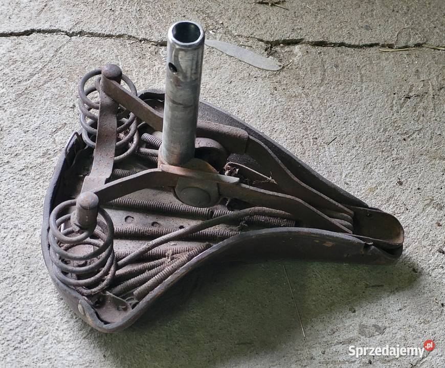 Siodełko rowerowe skórzane Antyk Gliwice