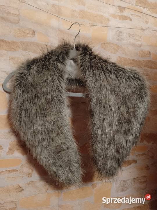 Ekskluzywny futrzany kołnierz z Londynu futrzana