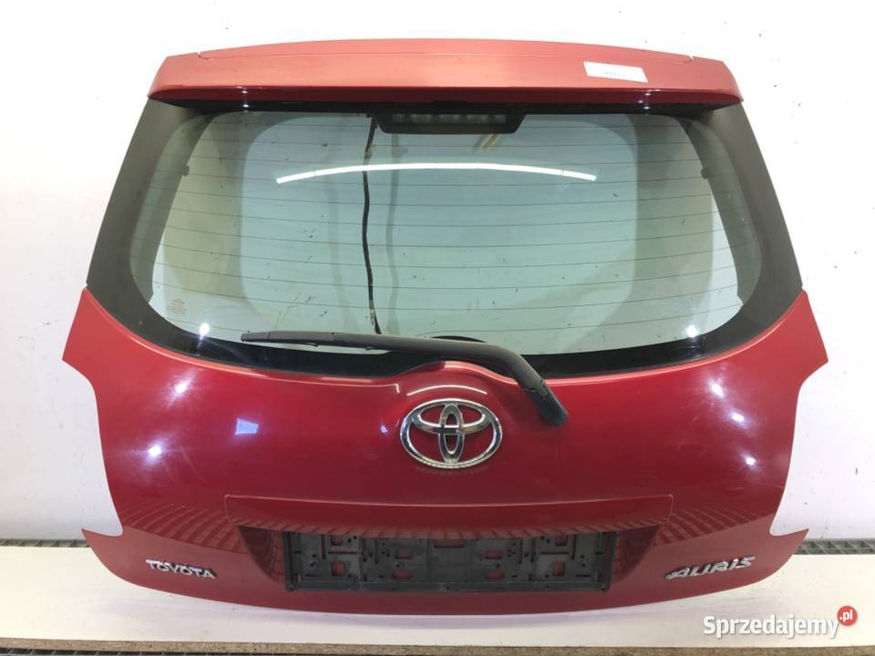KLAPA TYŁ TOYOTA AURIS I Hatchback 0612 TYLNA
