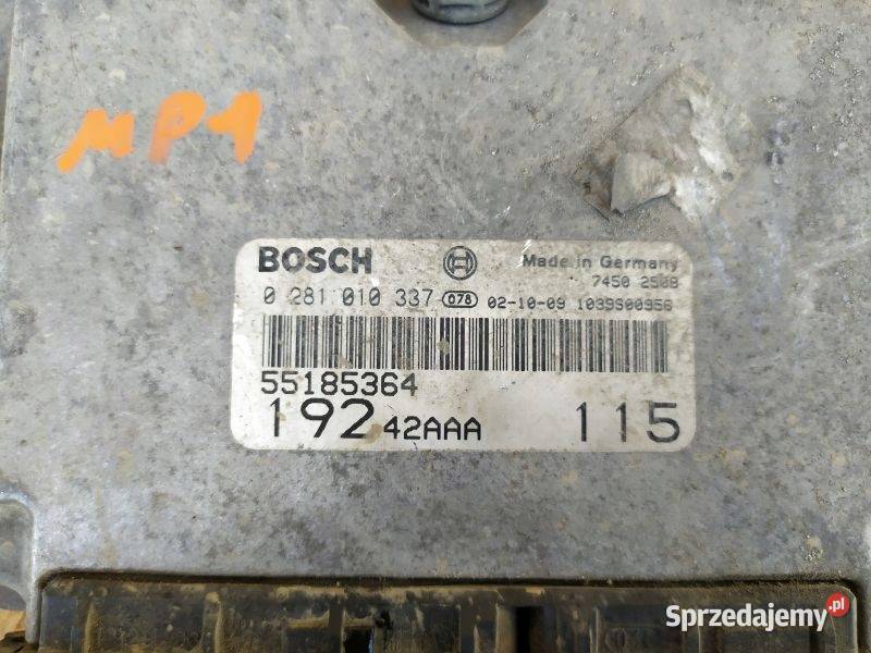 STEROWNIK SILNIKA FIAT STILO 19 JTD 0281010337 śląskie