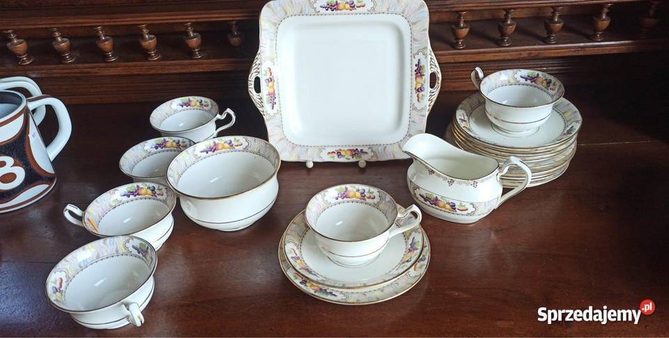 Serwis 6 osób Orchard Fenton England Owoce Gdańsk