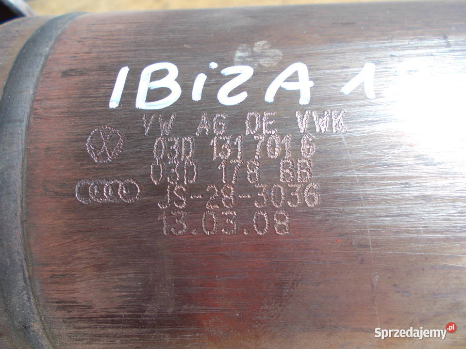 seat IBIZA 12 08r katalizator 03D131701G Motoryzacja Zamość sprzedam