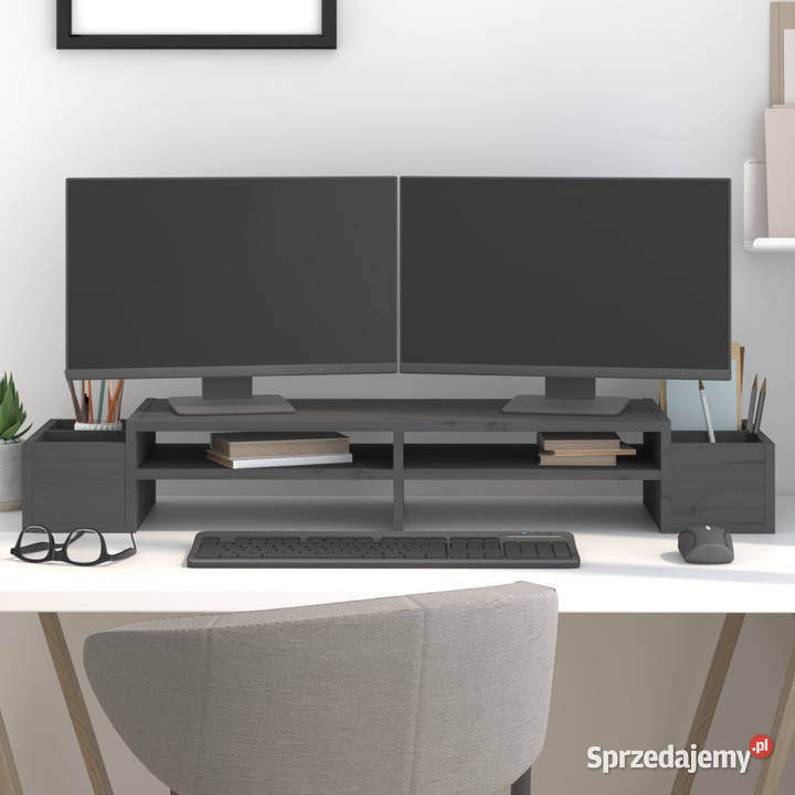 Podstawka na monitor szara 100x275x15 lite Warszawa sprzedam
