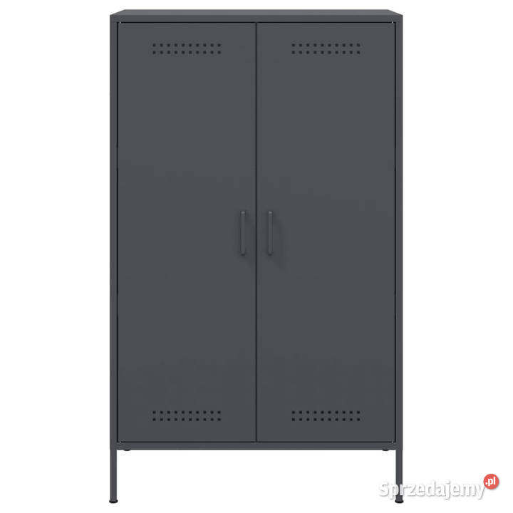 Szafka antracytowa 68x39x113 stal WM842966 Warszawa