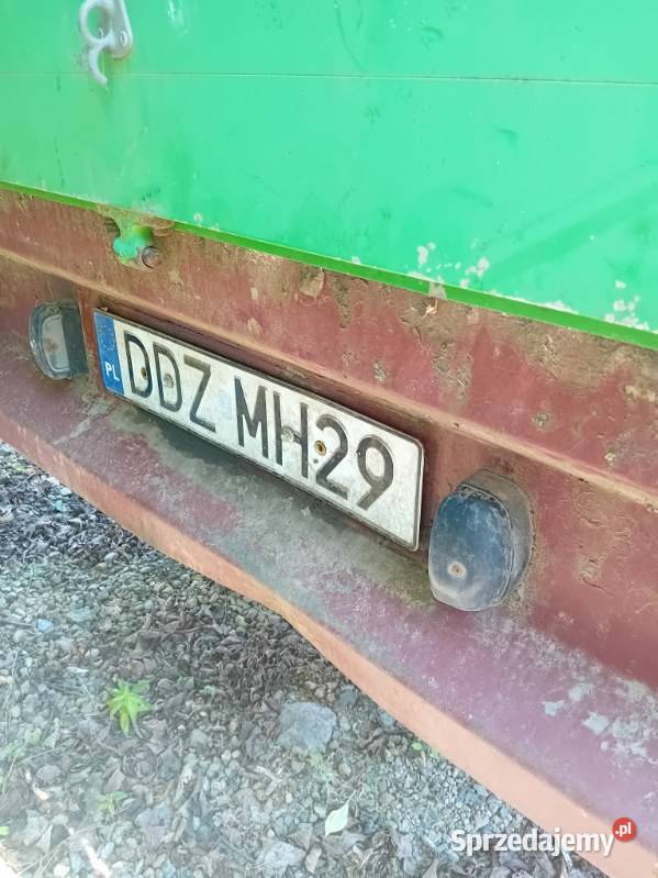 przyczepa dwuosiowa Tandem burty aluminiowe Oleszna