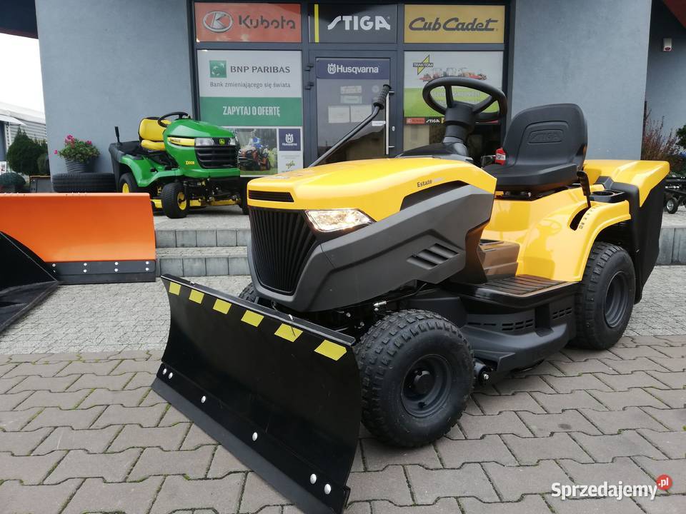 Promocja Traktorek kosiarka Stiga Estate 384pług