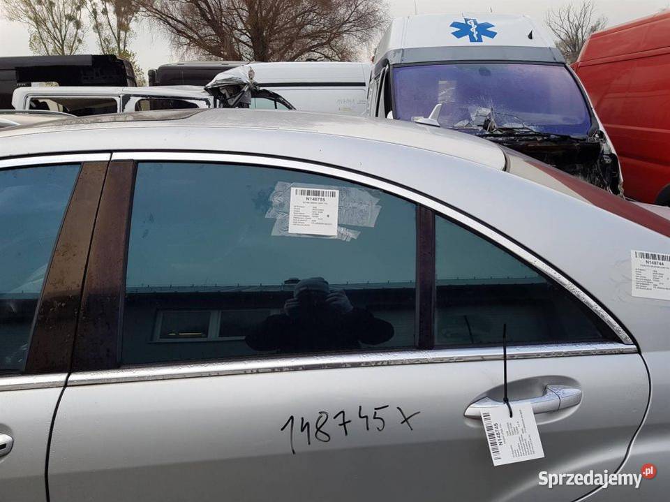 SZYBA DRZWI LEWY TYŁ MERCEDES W221 S350 SUNGATE Lipno