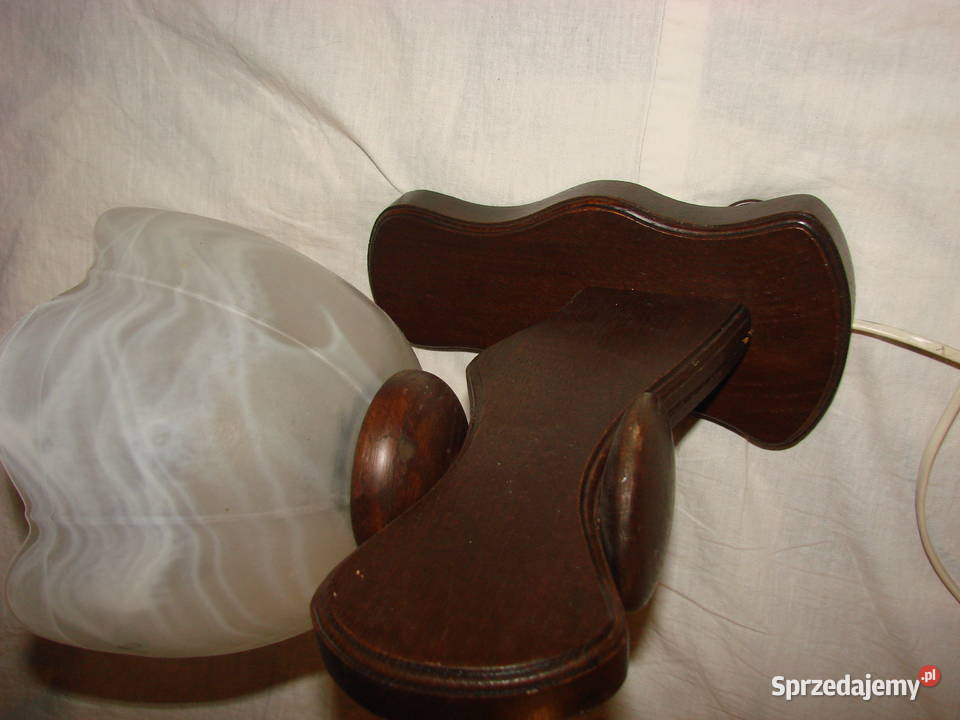 stary drewniany kinkiet Kinkiety Pruszcz Gdański