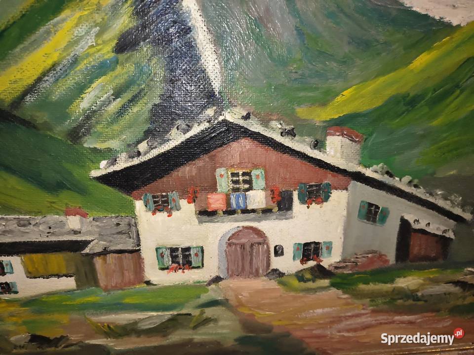 Obraz olejny na dykcie Chorzew