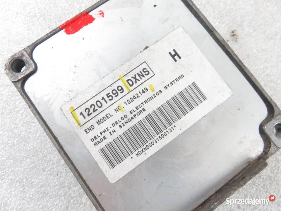 STEROWNIK OPEL VECTRA C GTS 18 16V 12201599 osobowe małopolskie