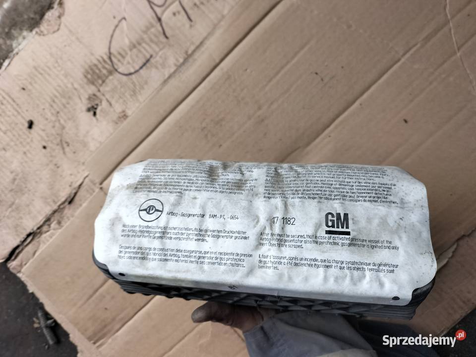 OPEL ASTRA G PODUSZKA AIRBAG PASAŻERA Kamień-Kolonia