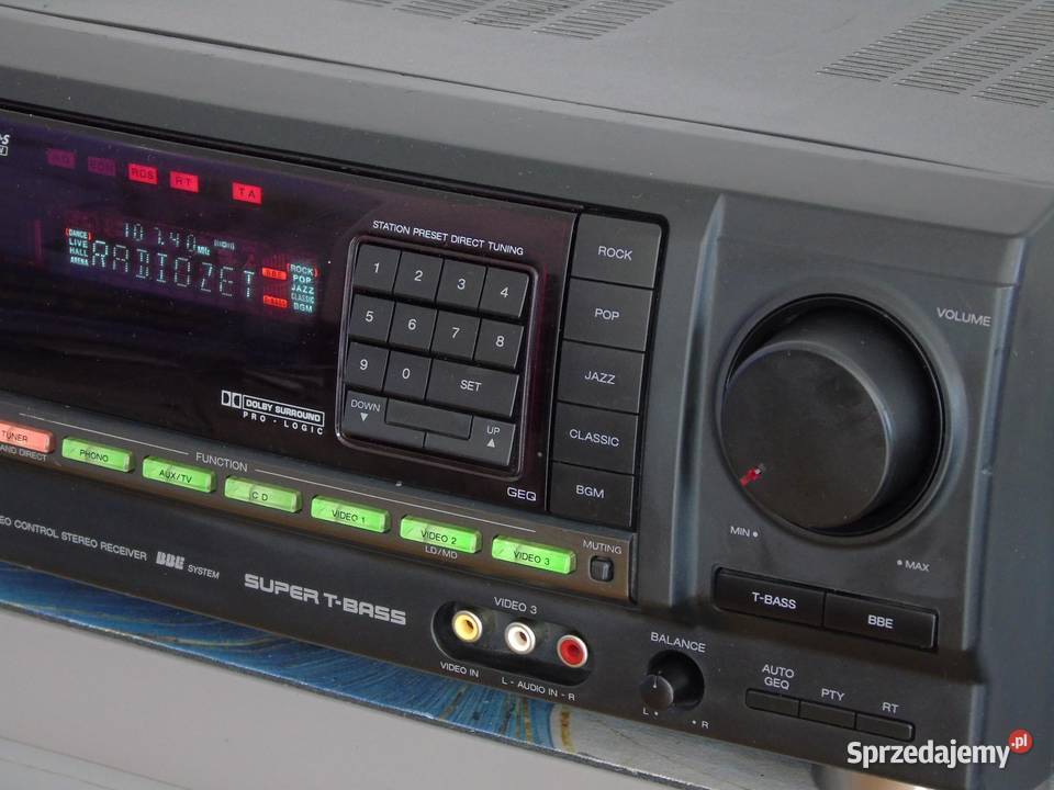 Wzmacniacz z radiem Aiwa AVX100 mocny i sprawny Jasło