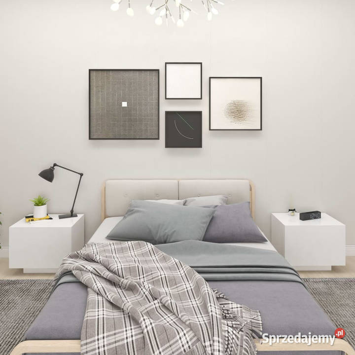 Szafka nocna biała 100x35x40 materiał Warszawa