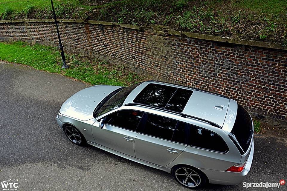 BMW E61 535D 2006r BITURBO MPAKIET HEAD UP elektryczne lusterka Poznań