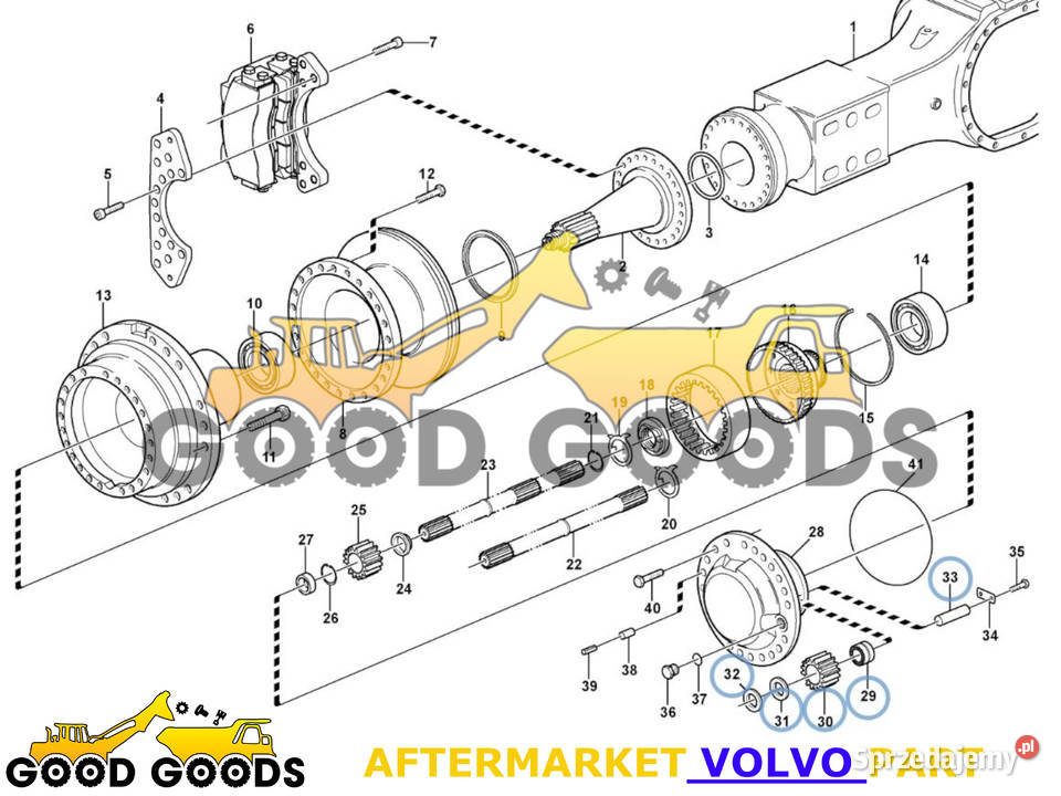 VOLVO KOŁO ZĘBATE 11102301 11034889 4880969 Władysławów
