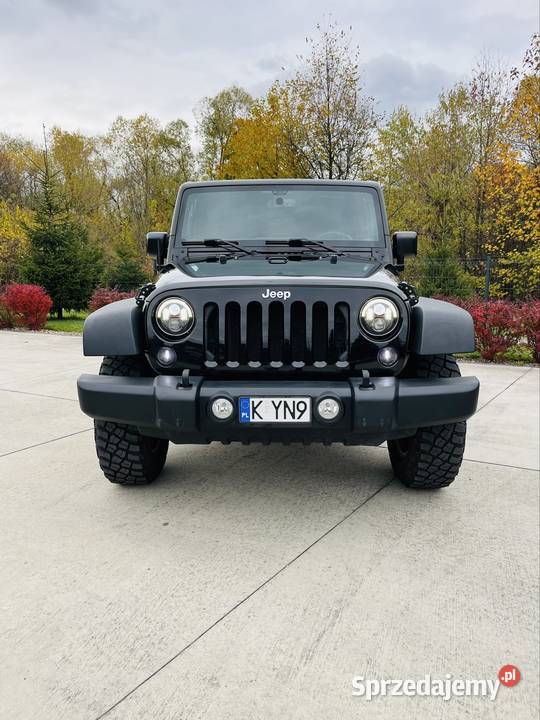 Jeep wrangler JK RUBIKON 36 V6 manual super stan czarny małopolskie Osielec