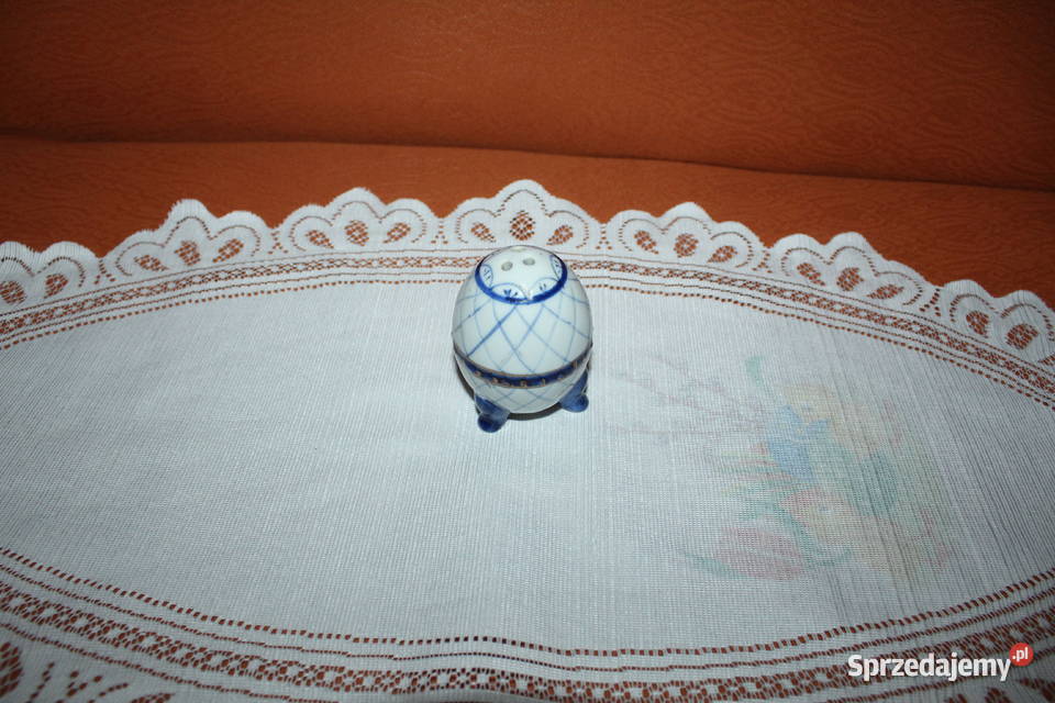 Solniczka jajko ala Faberge Stara Chorzów
