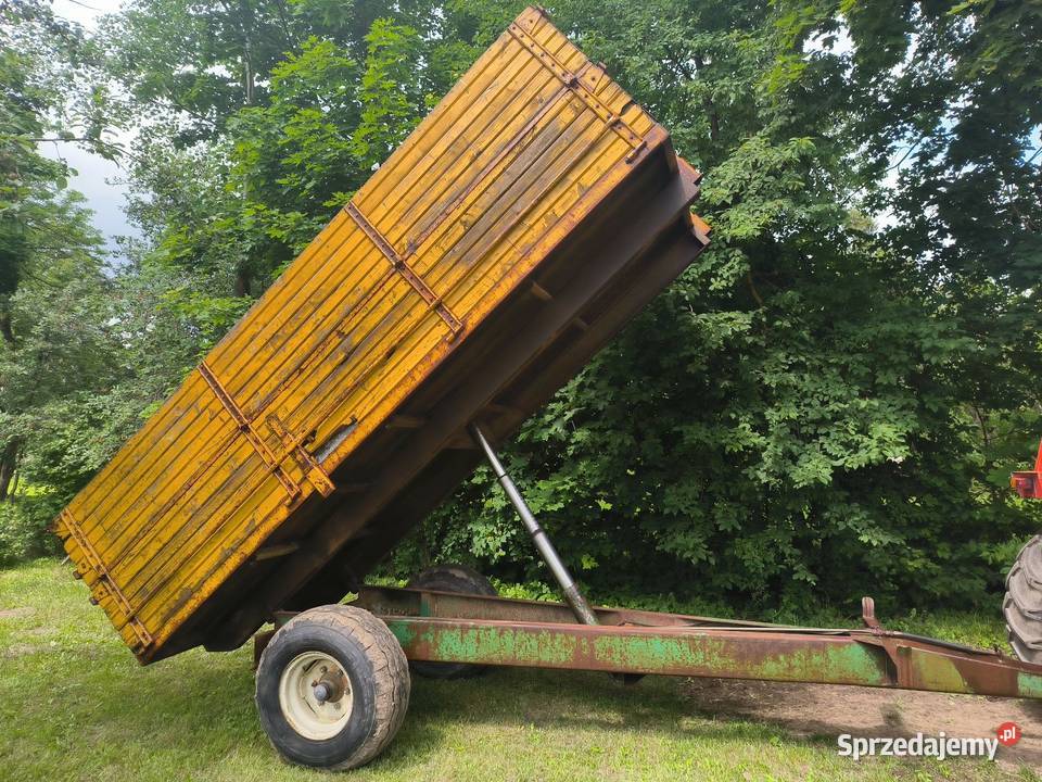 Przyczepa wywrotka 7 ton nieuszkodzony Korycin sprzedam