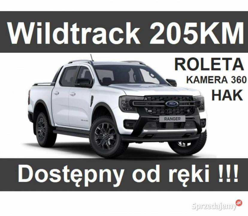 Ford Ranger Wildtrak 205 4x4 Roleta elektr ogranicznik prędkości Szczecinek
