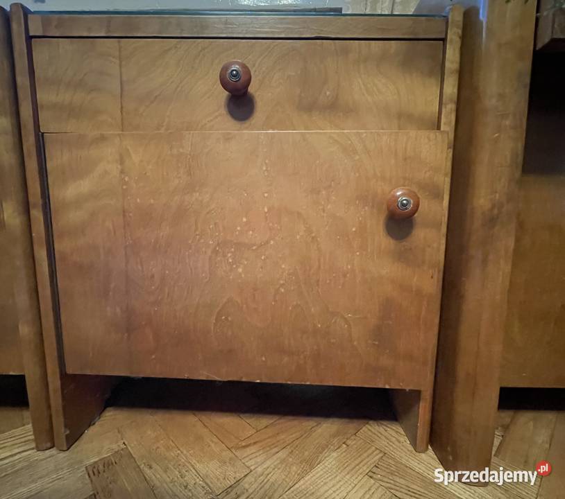 Meble art deco szafa 4 drzwiowa szafki nocne mazowieckie Wołomin