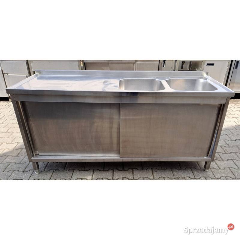 Zlew 2 Komorowy z Szafką Drzwi Suwane 1806085 Nowe Skalmierzyce