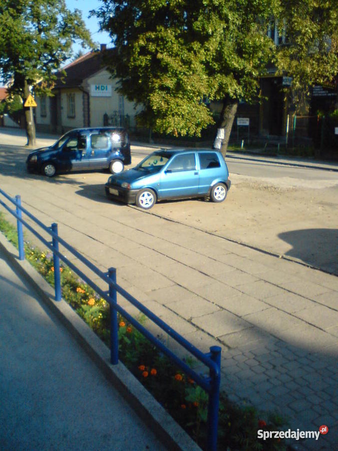 FIAT CC NIEBIESKI METALIC garażowany Wieliczka