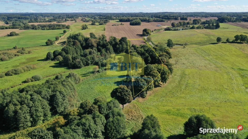 Działka 5500 m2 Łabędzie gmina Drawsko Pom