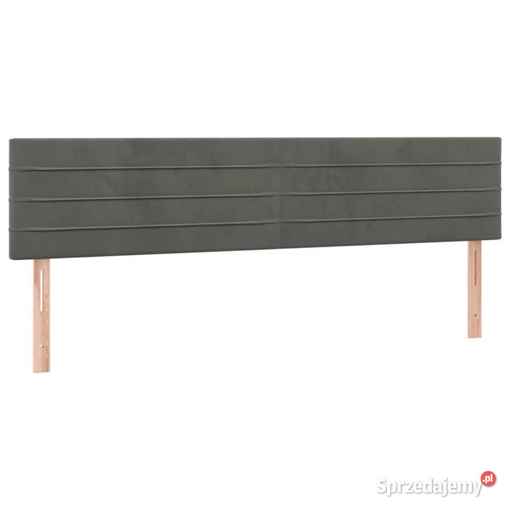 Zagłówek do łóżka z LED ciemnoszary 180x5x7888 Warszawa