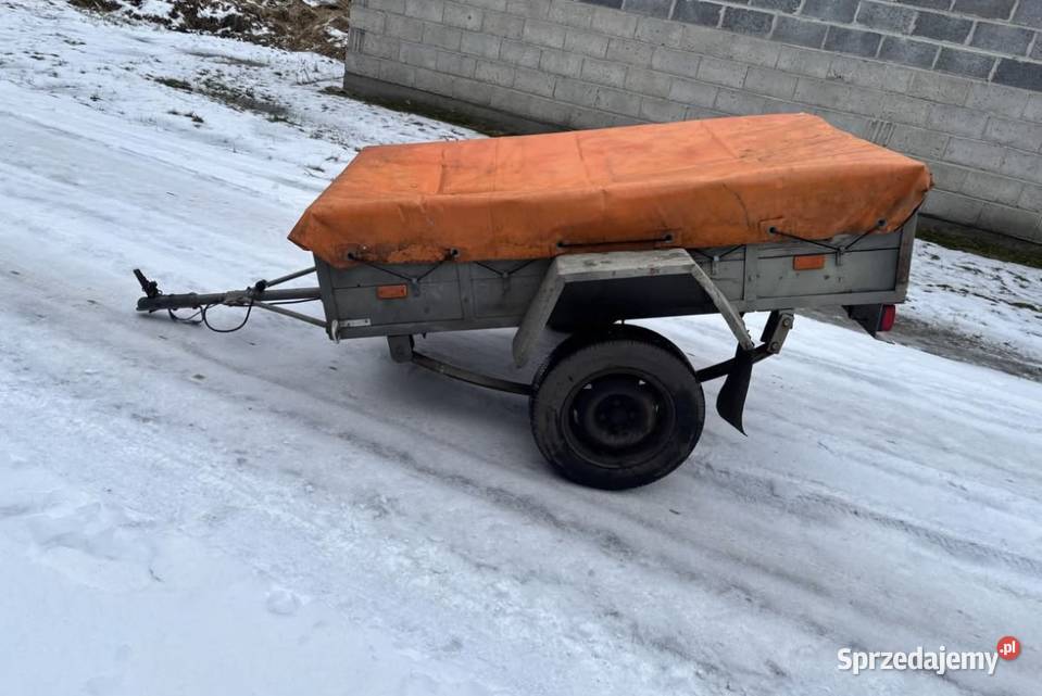 Przyczepka przyczepa samochodowa lekka SAM 350kg Do samochodów osobowych