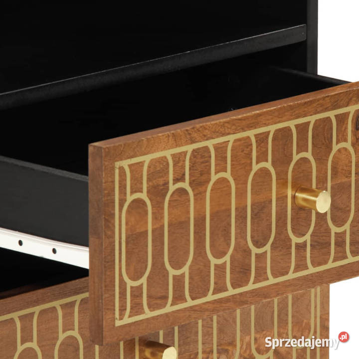 Szafka nocna 50x33x62 lite drewno mango WM358294 Warszawa