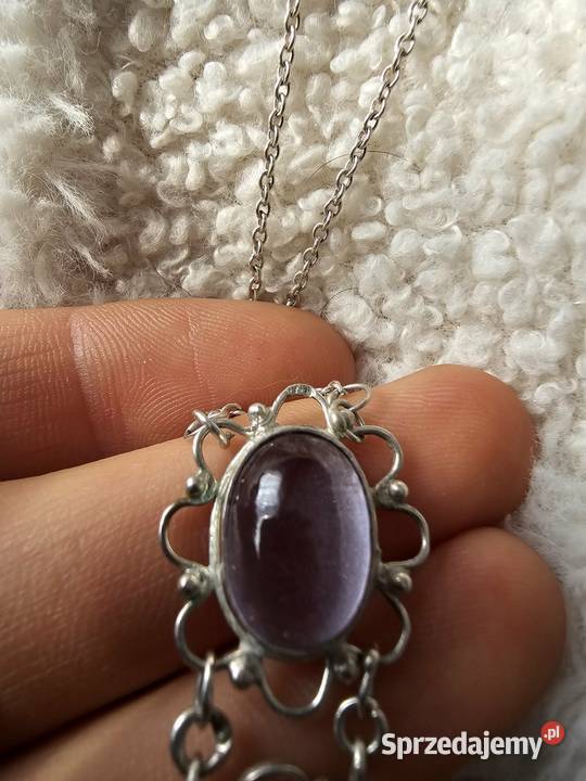 Naszyjnik Rytosztuka z fluorytem