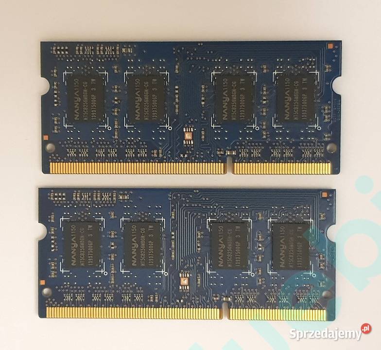 Zestaw 2x2GB RAM SODIMM Nanya DDR3 1333 MHz