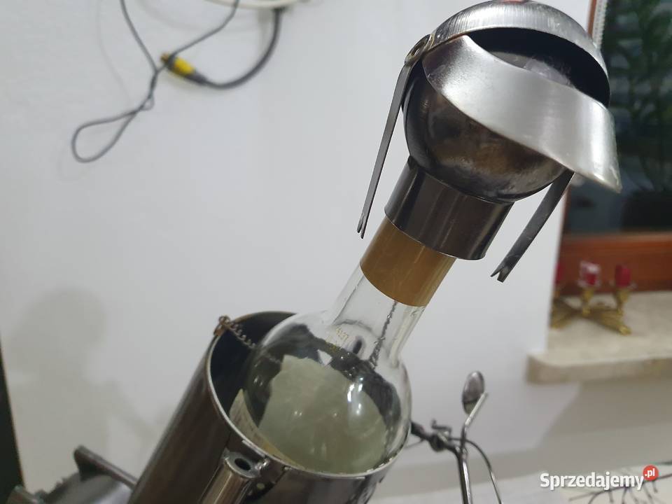 Metalowy stojak na wino Pozostałe Warszawa sprzedam