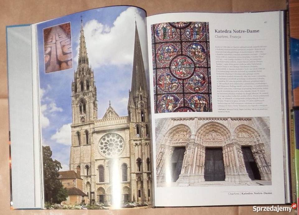 Album Kościoły i katedry świata katedra Notre album, atlas Rzeszów