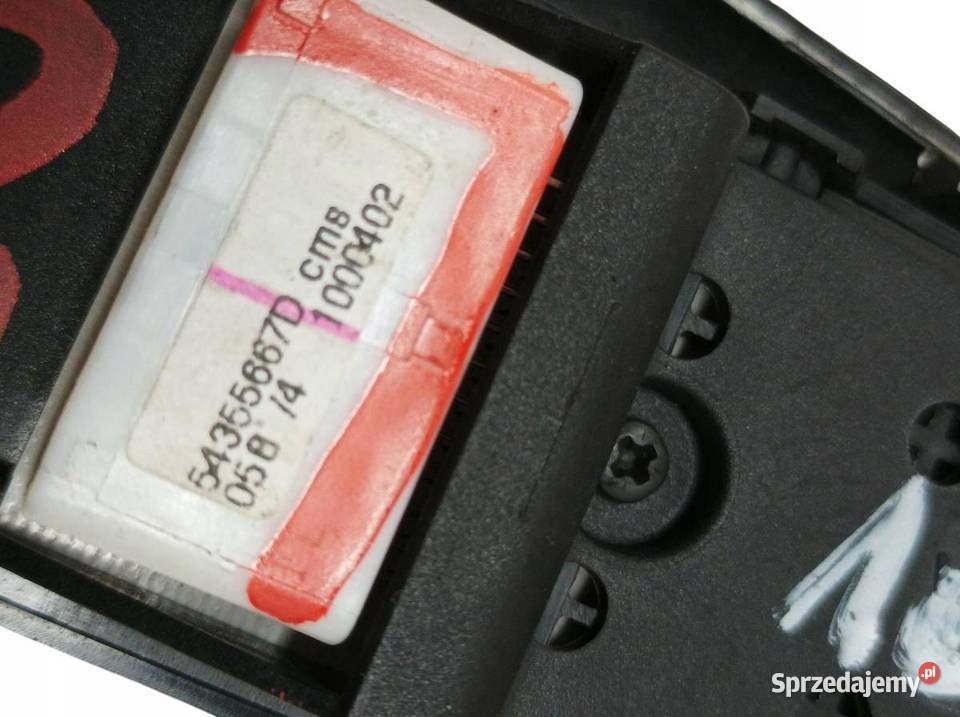 PRZEŁĄCZNIK SZYB E12 LEWY PRZÓD ORG EU 54355667D