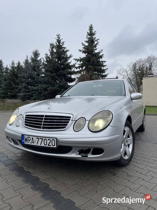 Mercedes W211 wklasa 32CDI 2004 204 sedan mazowieckie Zalesice