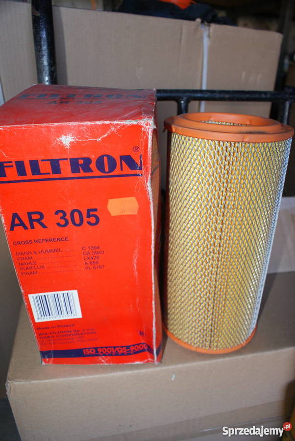 AR 305 FILTRON FILTR POWIETRZA RENAULT 1921 17 Pozostałe Białobrzegi