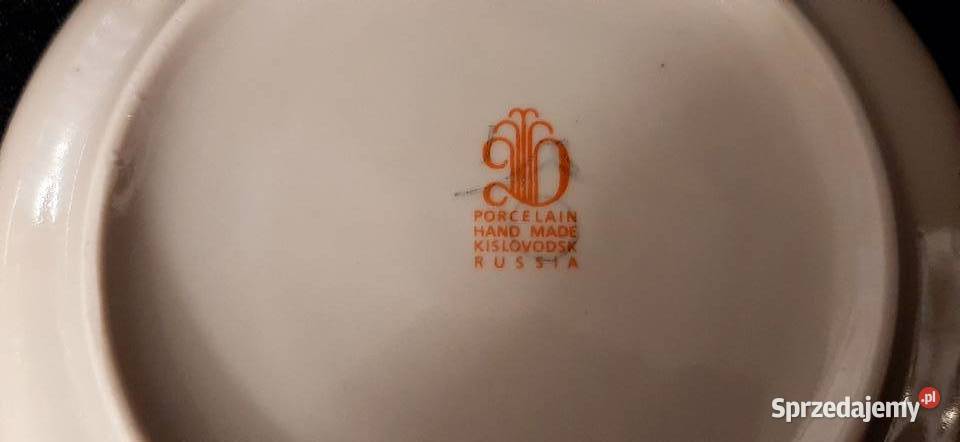 Serwis kawowy rosyjskiej porcelany Kislovodsk