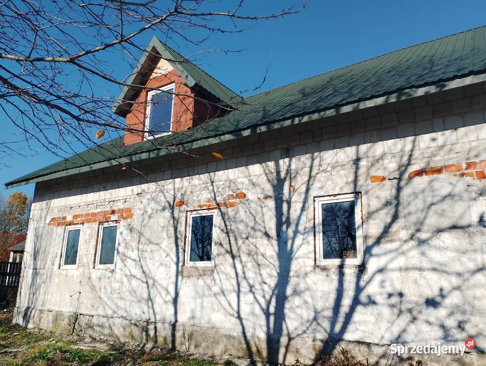 Działka z budynkiem gospodarczym lubelskie Tomaszów Lubelski