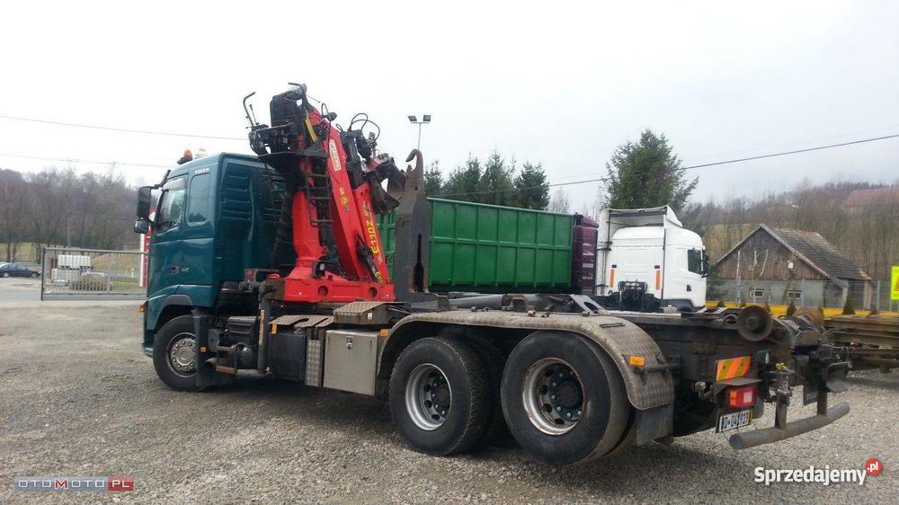 hakowiec volvo z dźwigiem Epsilon do złomu TARNÓ Tarnów