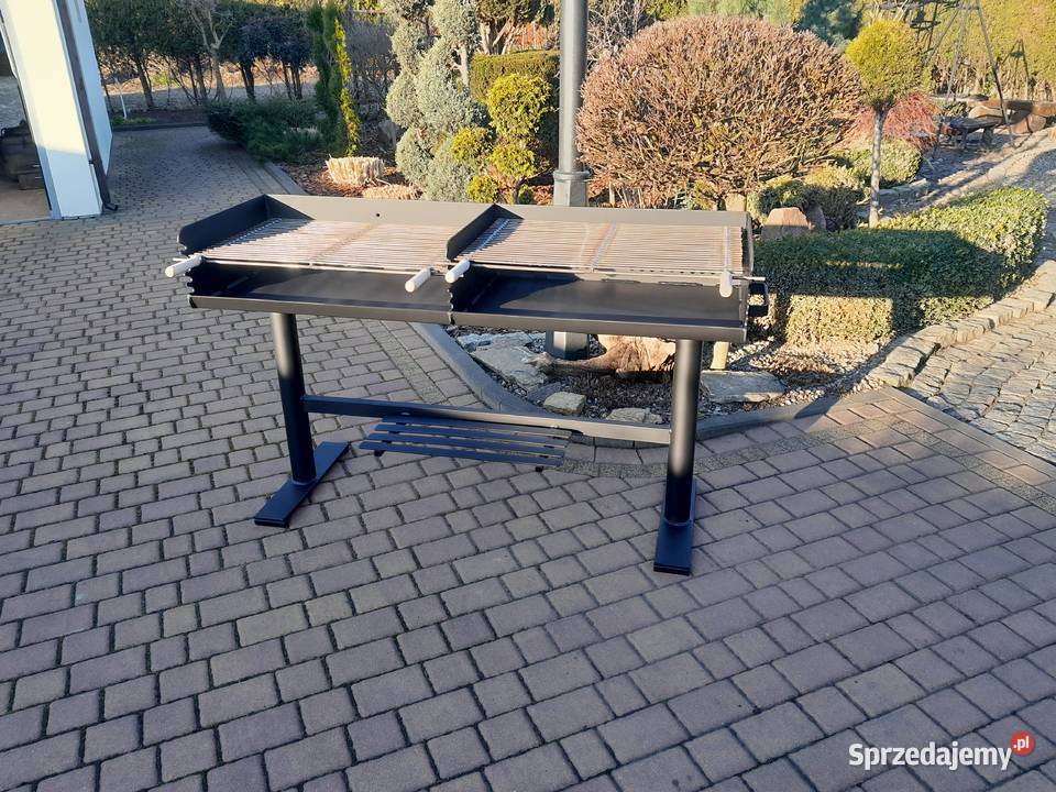 Gastronomiczny grill DWUKOMOROWY blacha 5 mm Damasławek sprzedam