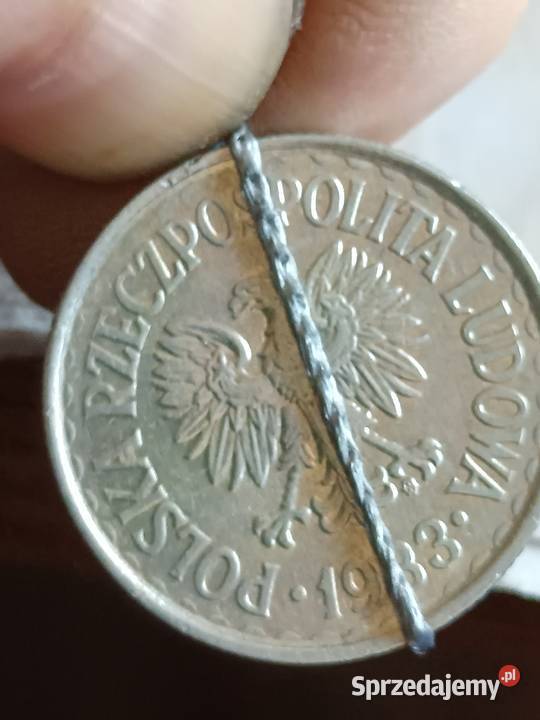 Sprzedam monetę 1 zloty 1983 lekka skrętka