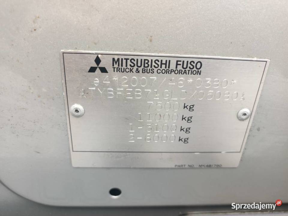 Mitsubishi Canter Fuso 9C18 autolaweta Pomoc Tarnobrzeg